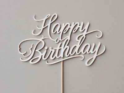 Топпер «С Днем рождения»